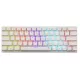 White Shark WAKIZASHI 2 GK-002221V2-W/BL-US US fehér mechanikus (blue switch) gamer billentyűzet