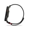Garmin Venu X1 Titanium ComfortFit nylon szíjjal fekete okosóra