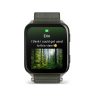 Garmin Venu X1 Titanium ComfortFit nylon szíjjal mohazöld okosóra
