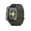 Garmin Venu X1 Titanium ComfortFit nylon szíjjal mohazöld okosóra
