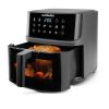 Nutribullet NBA0811 CrispLite Vision 8L sötétszürke forrólevegős sütő