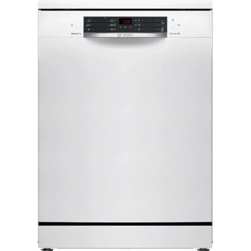 Bosch SMS46KW02E fehér, programok száma: 5, szabadonálló, 13 terítékes mosogatógép