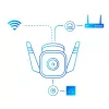 TP-Link TC65 fehér kültéri biztonsági Wi-Fi kamera