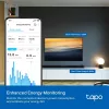 TP-Link Tapo P110M Mini fehér Wi-Fi-s okos konnektor, erőforrásfigyelő