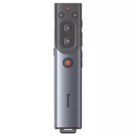   Baseus Orange Dot AI szürke vezeték nélküli akkumulátoros prezenter és lézer mutató