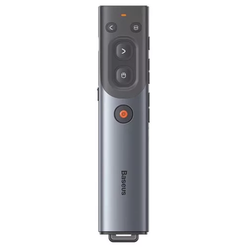 Baseus Orange Dot AI szürke vezeték nélküli akkumulátoros prezenter és lézer mutató