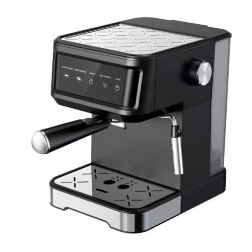 TOO CM-850-B Eszpresszó kávéfőző tejhabosítóval, érintő kapcsolókkal, 20 bar, 850W, fekete-rozsdamentes