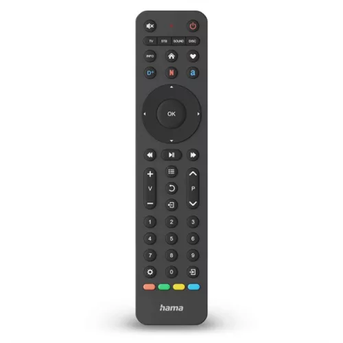 Hama 00221053 FITV 4in1 fekete univerzális távirányító