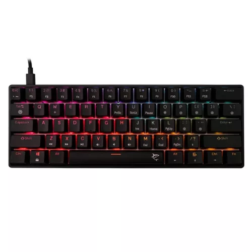 White Shark SHINOBI 2 GK-004113B/R-HU HUN fekete mechanikus (red switch) gamer billentyűzet