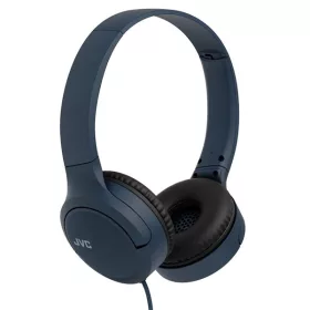 JVC HA-S33UC-A USB-C vezetékes kék mikrofonos fejhallgató