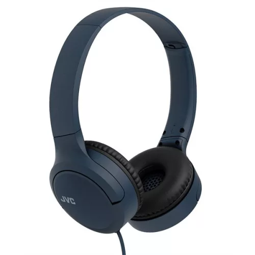 JVC HA-S33UC-A USB-C vezetékes kék mikrofonos fejhallgató
