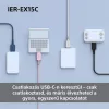 Sony IEREX15CL.CE7 USB Type-C vezetékes mikrofonos kék fülhallgató