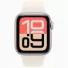 Apple Watch SE3 GPS-es (40mm) csillagfény alumínium tok, csillagfény S/M sportszíjas okosóra