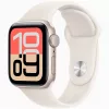 Apple Watch SE3 GPS-es (40mm) csillagfény alumínium tok, csillagfény M/L sportszíjas okosóra