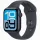 Apple Watch SE3 GPS-es (44mm) éjfekete alumínium tok, éjfekete M/L sportszíjas okosóra