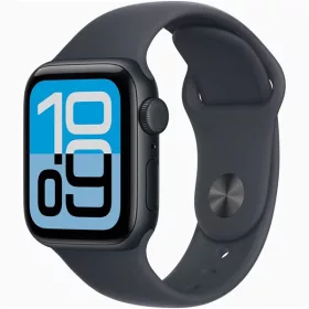   Apple Watch SE3 Cellular (40mm) éjfekete alumínium tok, éjfekete M/L sportszíjas okosóra