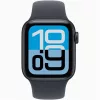 Apple Watch SE3 Cellular (40mm) éjfekete alumínium tok, éjfekete M/L sportszíjas okosóra