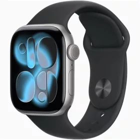   Apple Watch S11 GPS-es (42mm) asztroszürke alumínium tok, fekete M/L sportszíjas okosóra