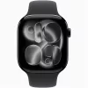 Apple Watch S11 GPS-es (46mm) kozmoszfekete alumínium tok, fekete M/L sportszíjas okosóra