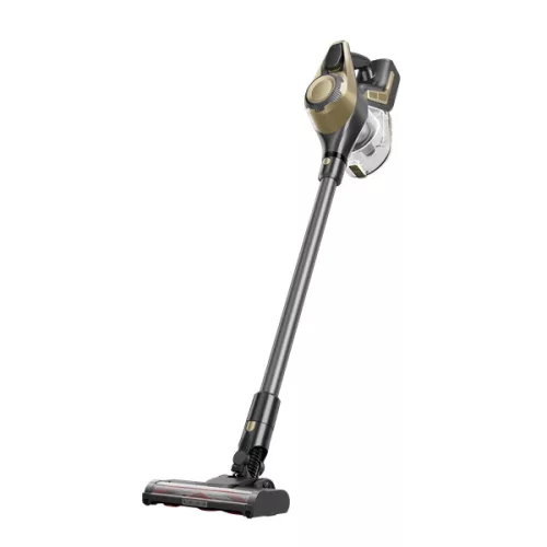 TOO-CVC-X5 Pro-BG fekete-arany akkumulátoros álló porszívó 250W BLDC, 23kPa, 0,8 liter, elektromos kefe, Self standing