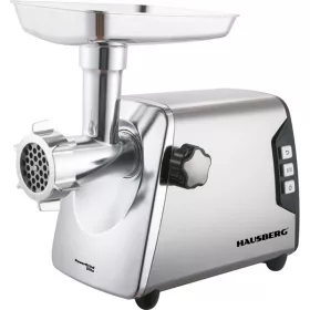   Hausberg HB-3460 2500W rozsdamentes acélházas, réz motor húsdaráló