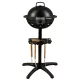Hausberg HB-540 1600W  állvánnyal, 39,5cm grill átmérő, 5 fokozat, elektromos barbeque grillszett