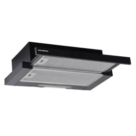   Hausberg HB-1285NG fekete, beépíthető, teleszkópos, méret:12 cm, zajszint: 46 dB, páraelszívó