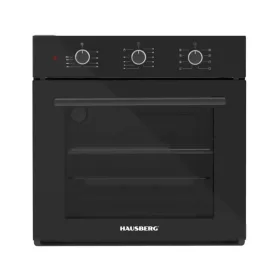   Hausberg HB-8044NG fekete, beépíthető, 58L, 1600W, grill, turbóventilátorral sütő