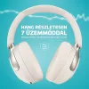LAMAX HighComfort2 ANC aktív zajszűrős Bluetooth fehér fejhallgató