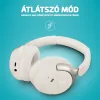 LAMAX HighComfort2 ANC aktív zajszűrős Bluetooth fehér fejhallgató