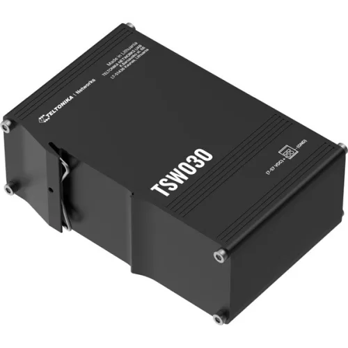 Teltonika TSW030 8x 10/100Mpbs FE LAN port nem menedzselhető DIN sínre szerelhető ipari switch