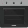 Hausberg HB-8044IN inox-fekete, beépíthető, sütőtér:58L, grill, hőlégkeveréses, sütő