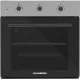 Hausberg HB-8044IN inox-fekete, beépíthető, sütőtér:58L, grill, hőlégkeveréses, sütő