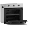 Hausberg HB-8044IN inox-fekete, beépíthető, sütőtér:58L, grill, hőlégkeveréses, sütő