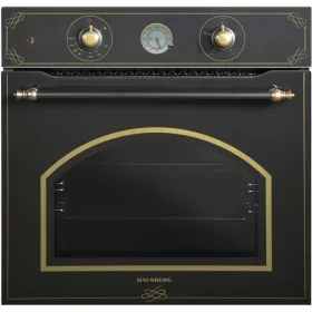   Hausberg HB-8055RST fekete-arany, rusztikus, beépíthető, sütőtér:57L, grill, légkeveréses sütő