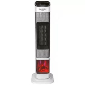   Hausberg HB-8219AB digitális, 2000W, kerámia fűtéssel, láng hatással, távirányitással, időzítővel,elektromos kandalló