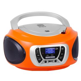   Trevi CMP 510 DAB hordozható CD/DAB/DAB+/FM/AUX/USB narancssárga boombox