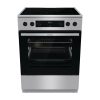 Gorenje GECS6C70XPA inox-fekete, szabdonálló, kerámialapos, főzőzóna:4, sütőtér:71L, tűzhely