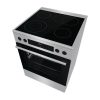 Gorenje GECS6C70XPA inox-fekete, szabdonálló, kerámialapos, főzőzóna:4, sütőtér:71L, tűzhely
