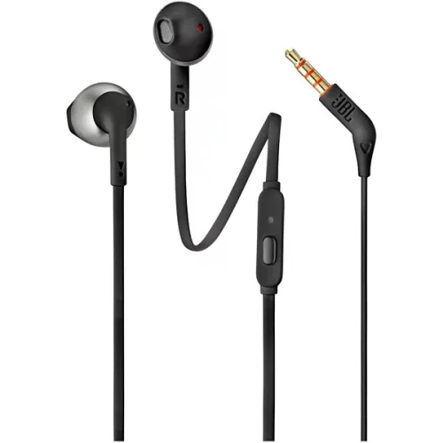 JBL T205BLKE fekete mikrofonos fülhallgató