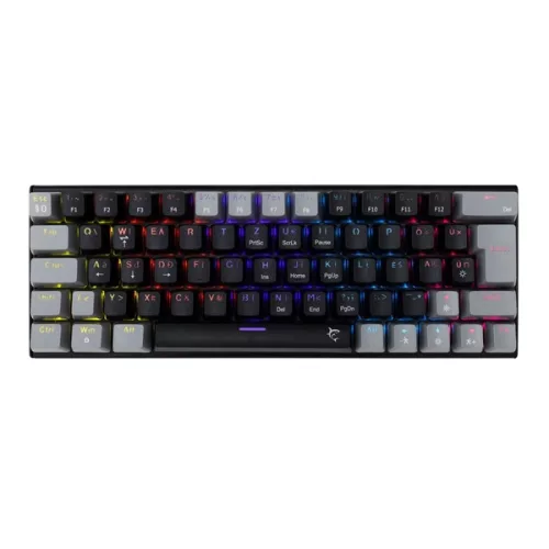White Shark GK-002123V2-B-G/BL-HU Wakizashi 2 HUN fekete/szürke (blue switch) gamer billentyűzet