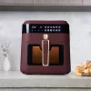 Berlinger Haus BH/9687 matt bordó 6,3 L forrólevegős sütő