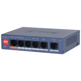   Dahua CS4006-4ET2GT-60 4x10/100 Mbps PoE + 2x1 Gbps uplink/60W/Cloud Managed PoE Switch