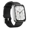 Amazfit Active 2 (Square) Black Leather Prérmium NFC fekete okosóra
