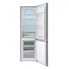 Midea MDRB380FGE02A inox, alulfagyasztós, Hűtő: 199L, Fagyasztó:71L, No frost hűtőszekrény