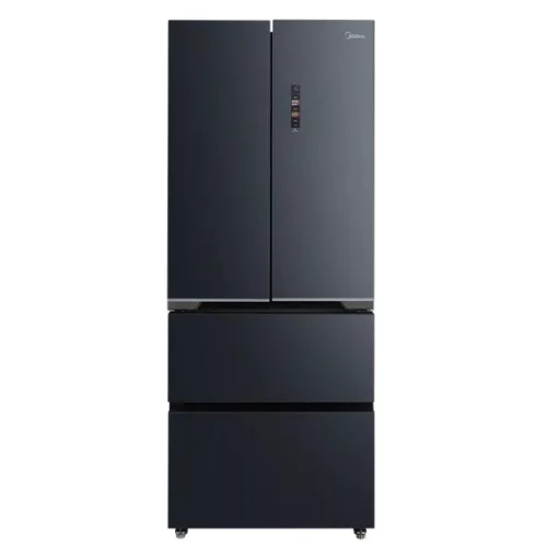 Midea MDRF600BIE70 inox, négyajtós, Hűtő:276L, Fagyasztó:159L, No frost hűtőszekrény