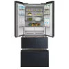 Midea MDRF600BIE70 inox, négyajtós, Hűtő:276L, Fagyasztó:159L, No frost hűtőszekrény