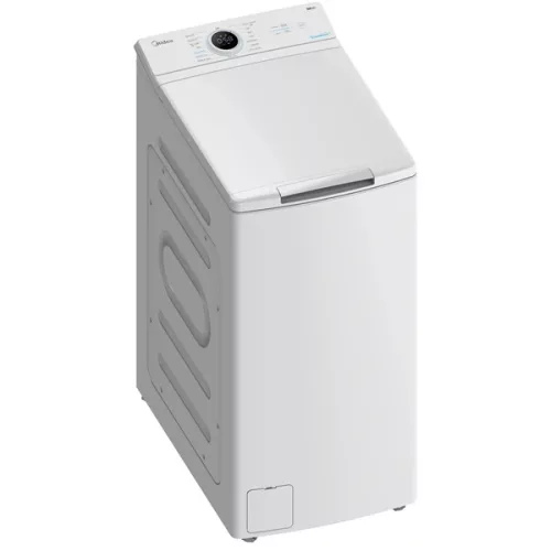 Midea MF100T60B/W-HR fehér,felültöltős, max.1200ford., 6kg, mosógép