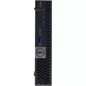   DELL OptiPlex 5070 Micro/i5-9th/16GB/512GB/Win Pro COA/fekete asztali számítógép (Használt A+)