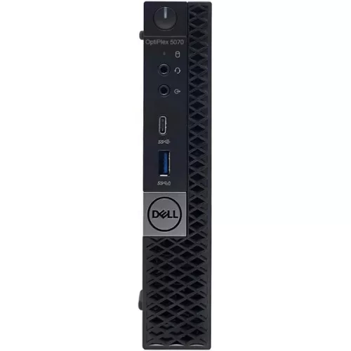 DELL OptiPlex 5070 Micro/i5-9th/16GB/512GB/Win Pro COA/fekete asztali számítógép (Használt A+)